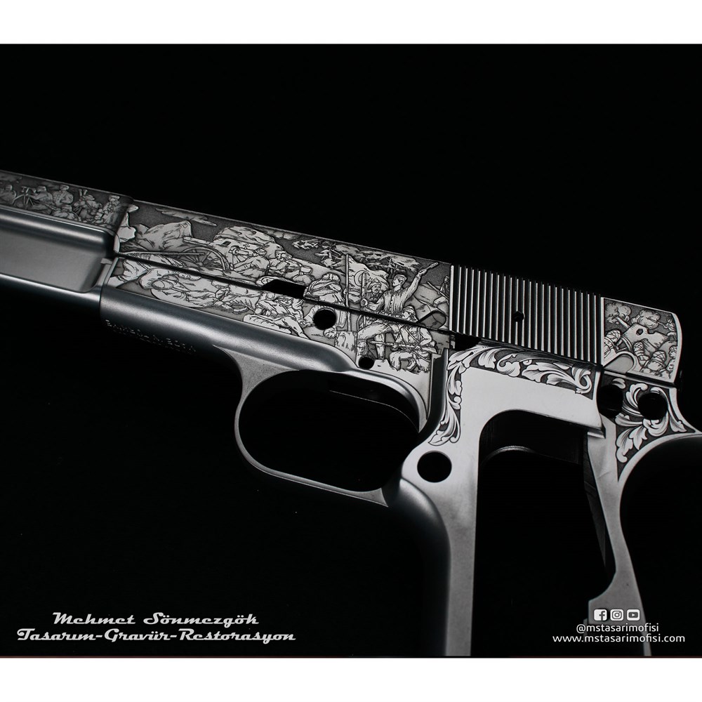 Browning HP Gravür // Çanakkale 1915 3D (2023 Versiyonu)