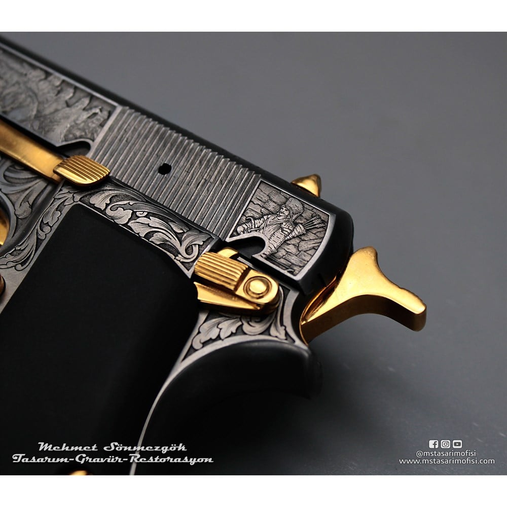 Browning HP Gravür // Fetih 1453_3D (2023 Versiyonu)