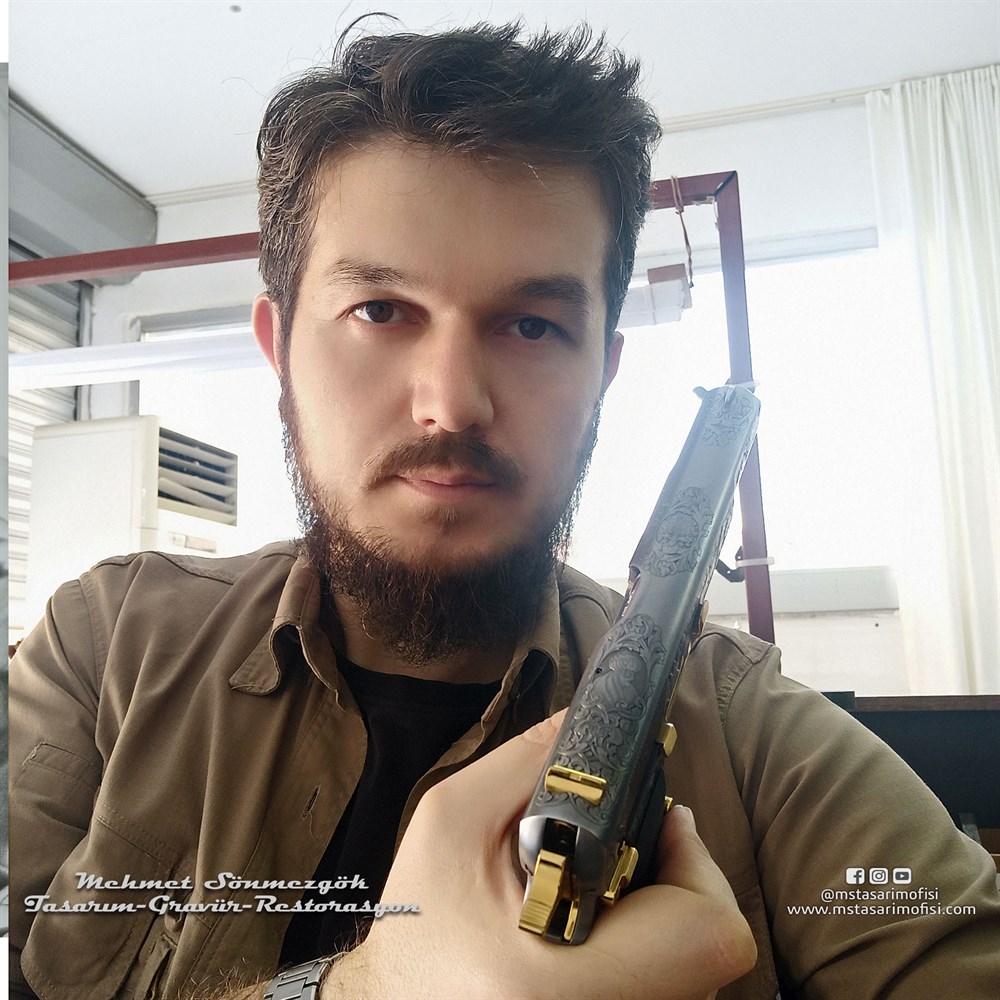 Browning HP Gravür // Fetih 1453_3D (2023 Versiyonu)