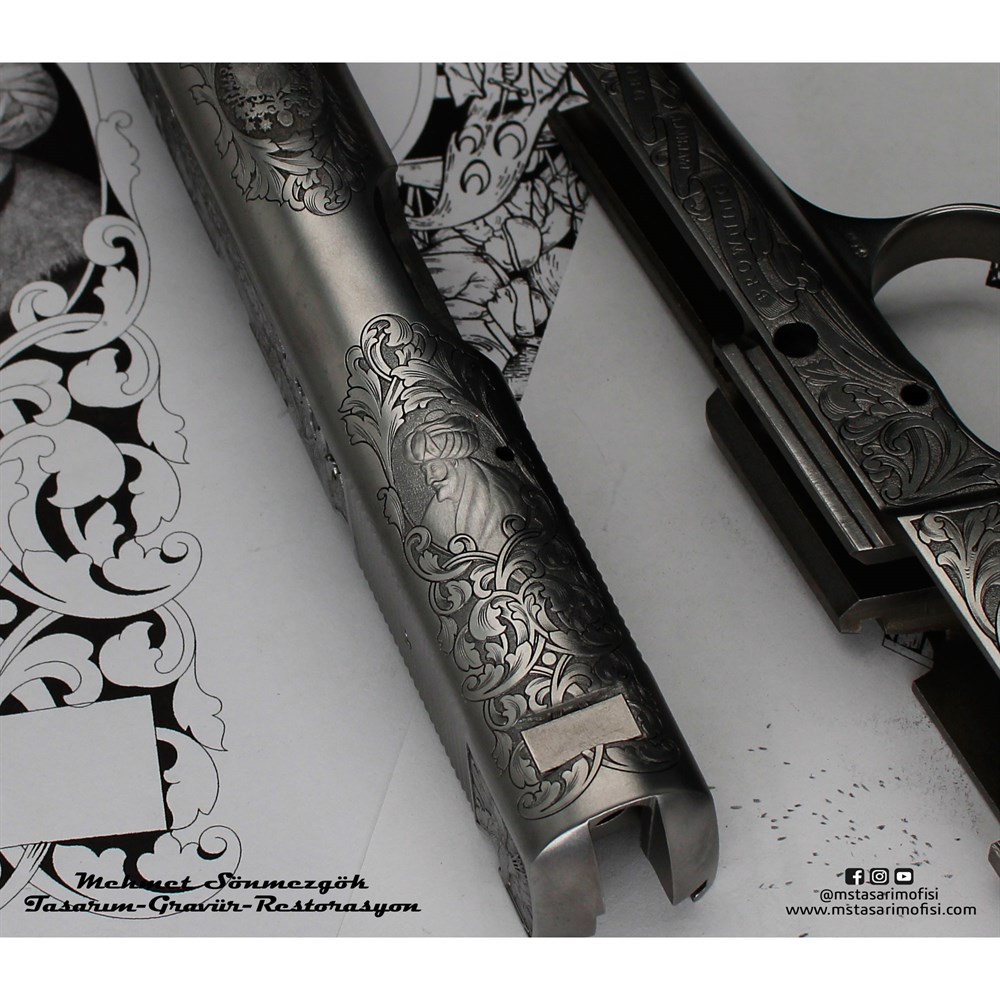 Browning HP Gravür // Fetih 1453_3D (2023 Versiyonu)