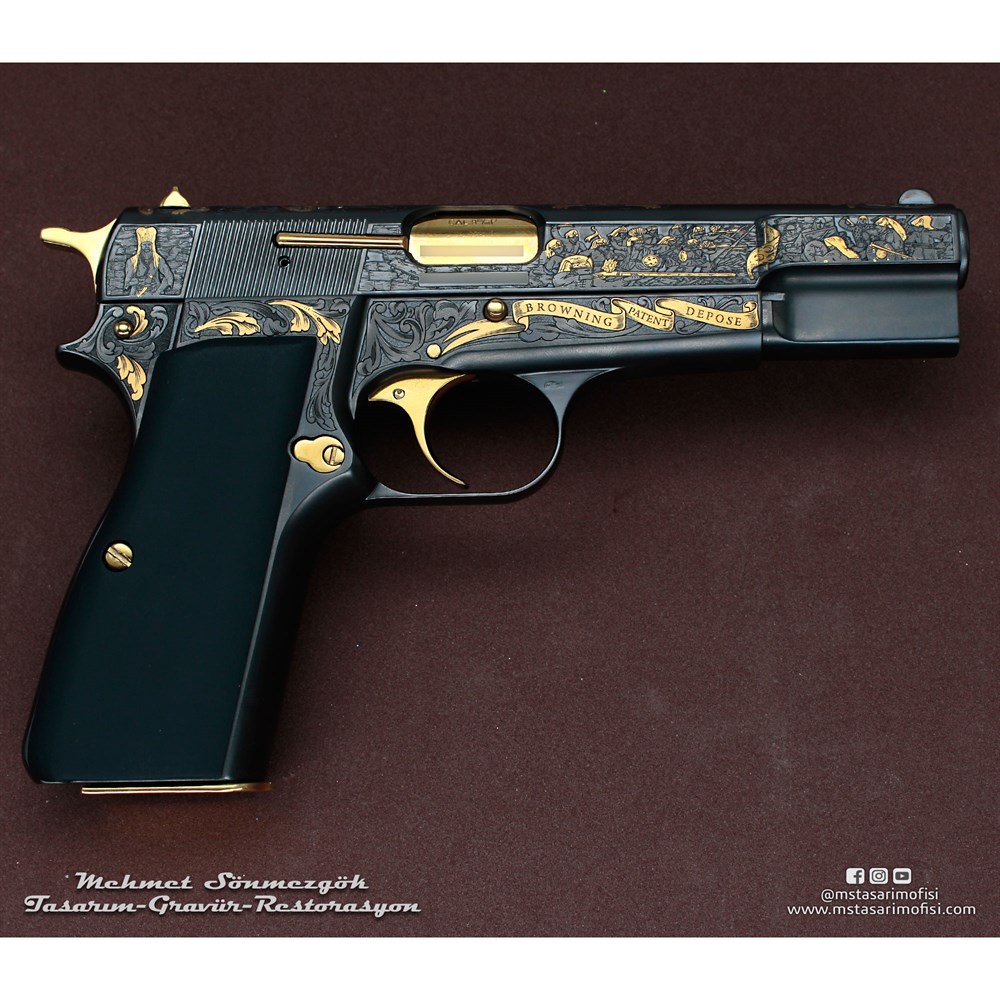 Browning HP Gravür // Fetih 1453_3D Altınlı (2023 Versiyonu)