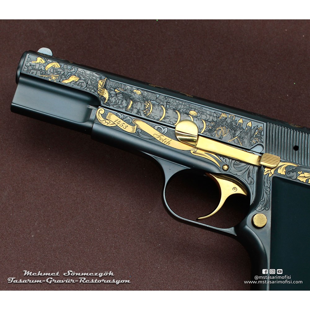 Browning HP Gravür // Fetih 1453_3D Altınlı (2023 Versiyonu)