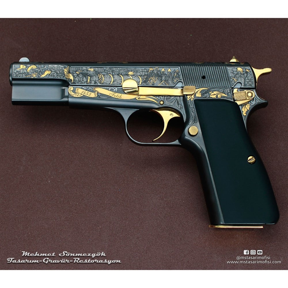Browning HP Gravür // Fetih 1453_3D Altınlı (2023 Versiyonu)
