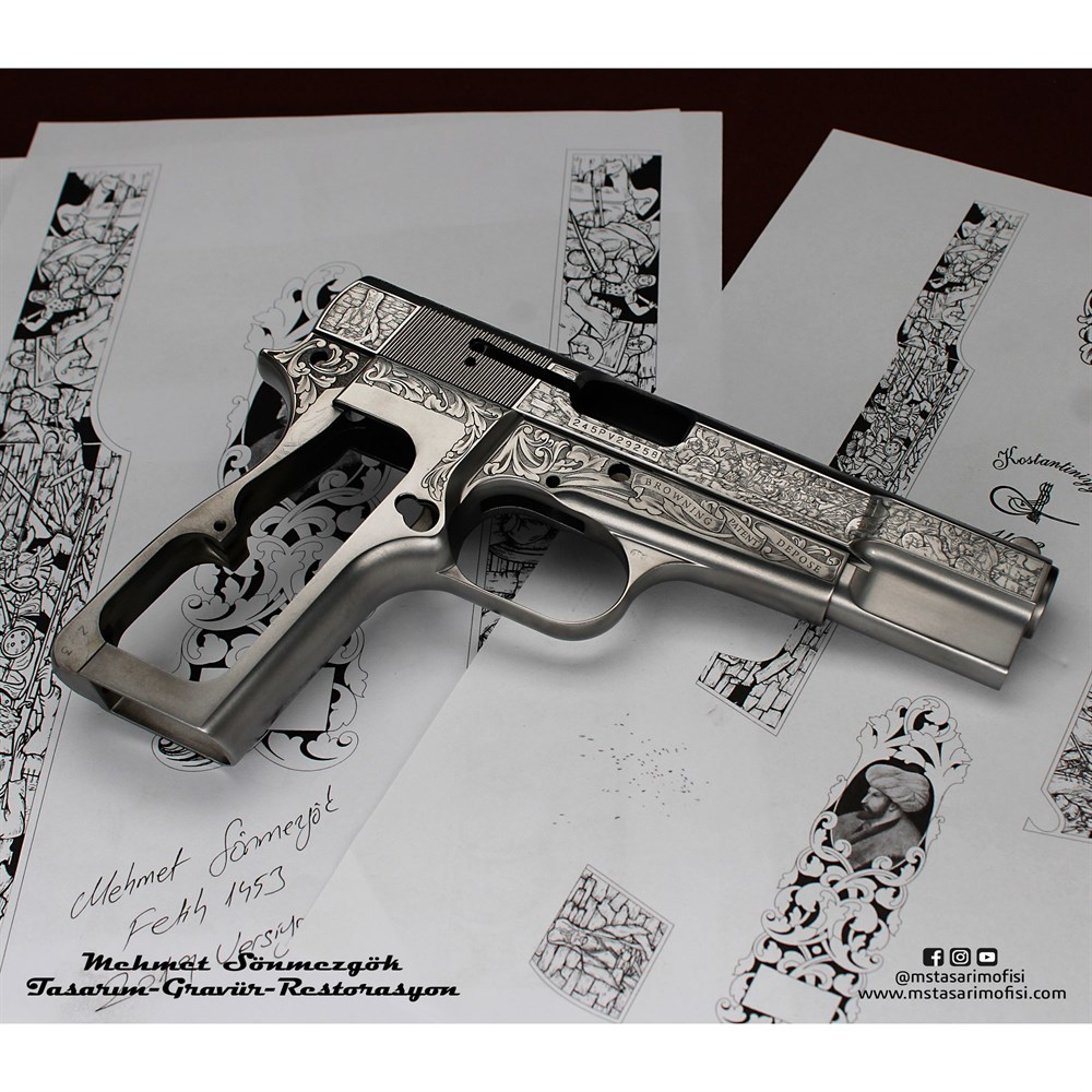 Browning HP Gravür // Fetih 1453_3D Altınlı (2023 Versiyonu)