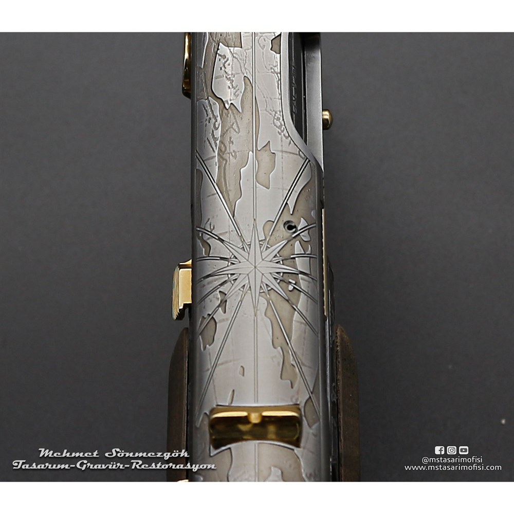 Browning HP Gravür // Fetih 1453 Dünya Haritalı_(2018 Versiyonu) 