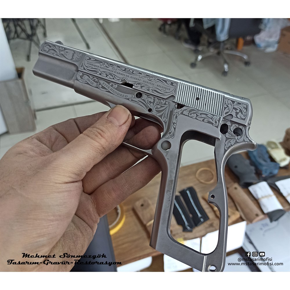 Browning HP Gravür // John Browning Özel Tasarım 1