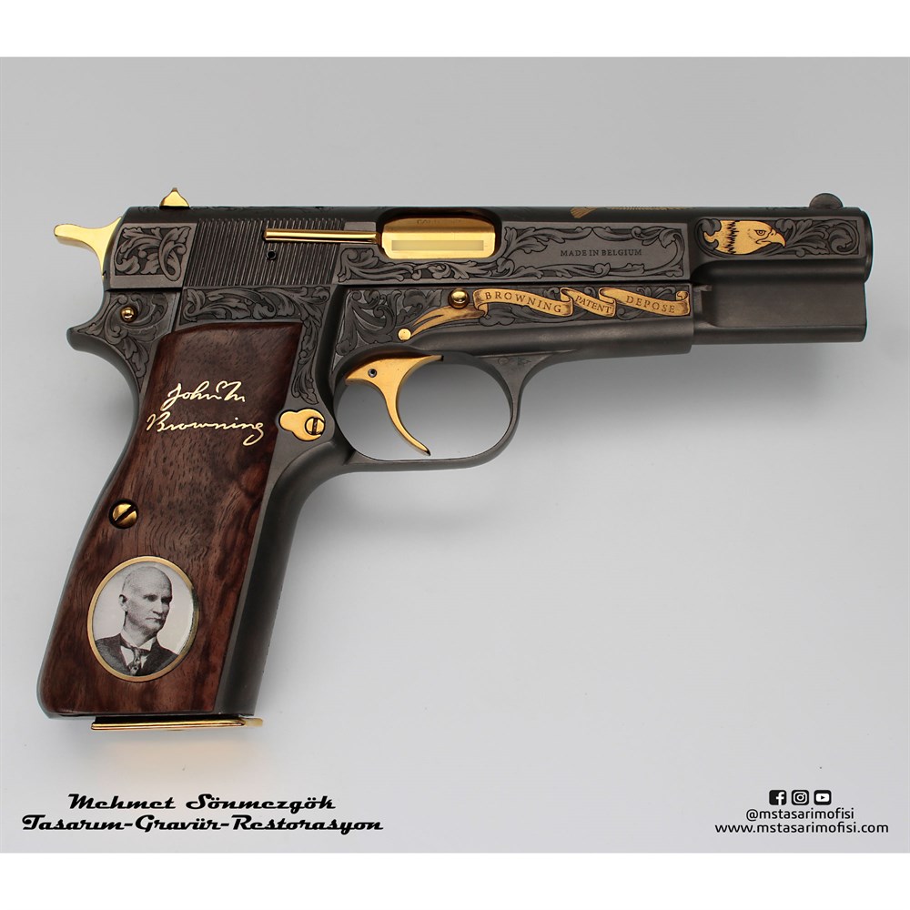 Browning HP Gravür // John Browning Özel Tasarım 1