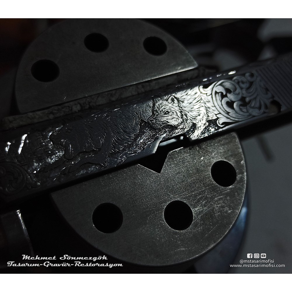 Browning HP Gravür // Kurt Gravür