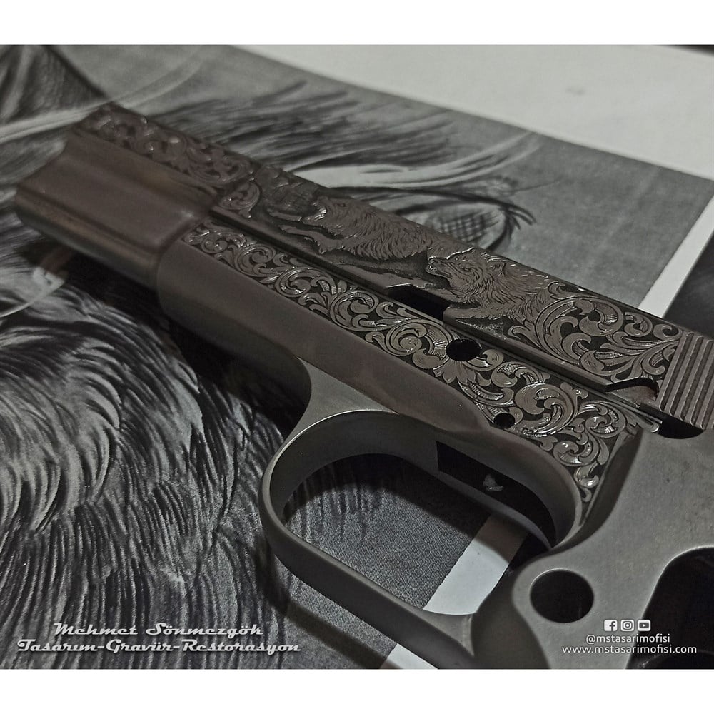 Browning HP Gravür // Kurt Gravür