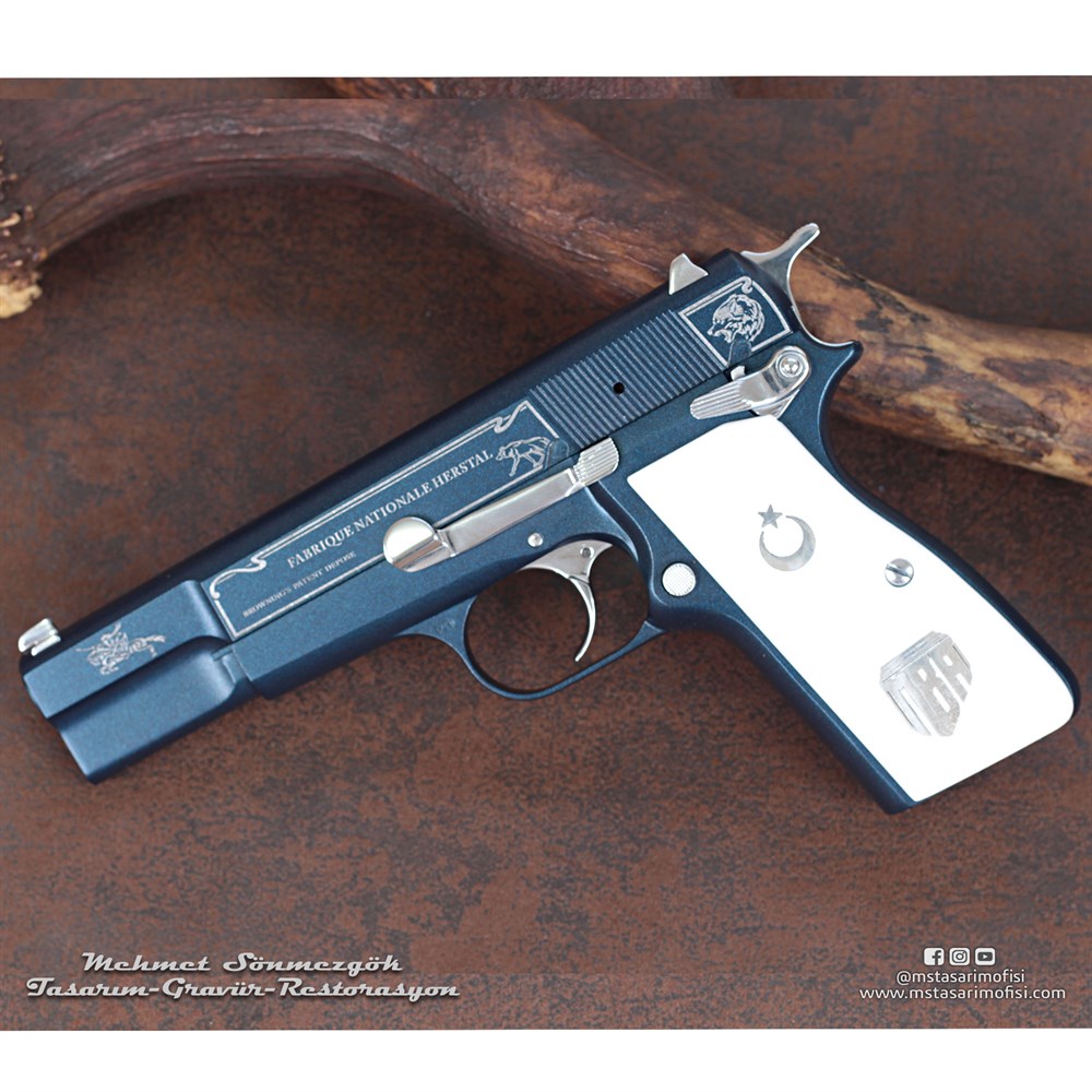 Browning HP Gravür // Kurt,Göktürk Temalı Çalışmamız