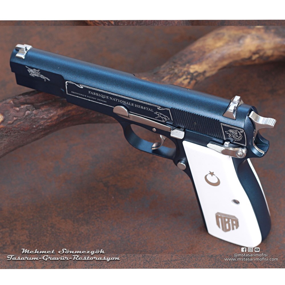 Browning HP Gravür // Kurt,Göktürk Temalı Çalışmamız