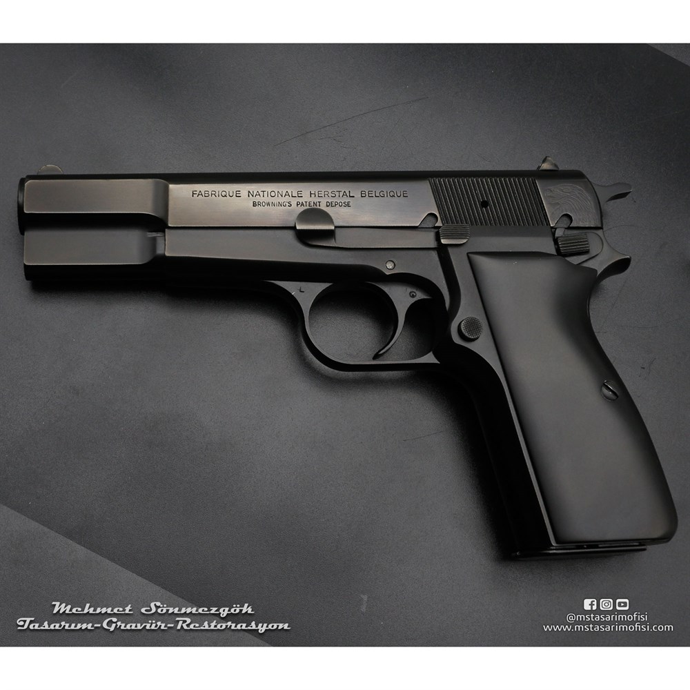 Browning HP Gravür // Özel Harekat,Alm Kabze