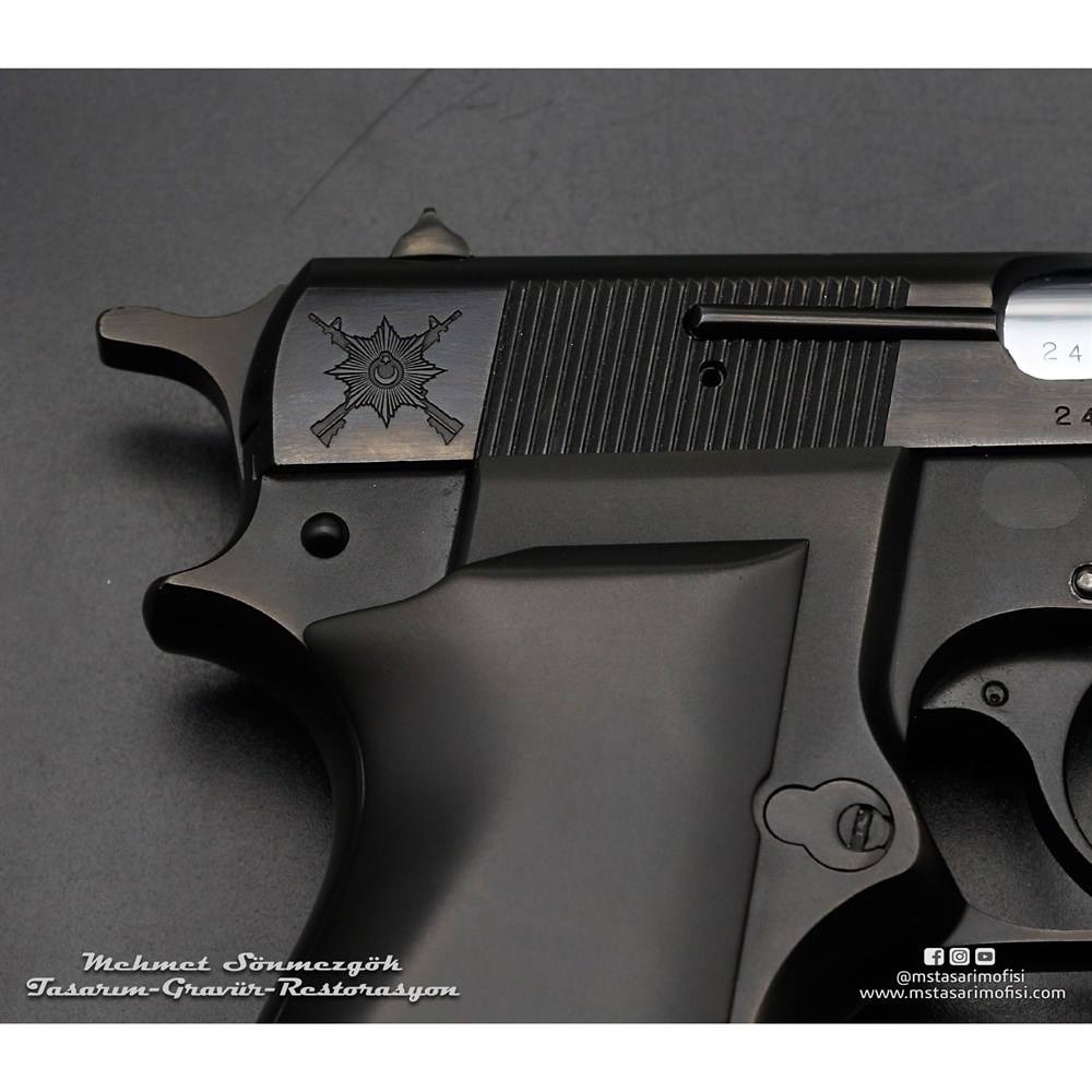 Browning HP Gravür // Özel Harekat,Alm Kabze