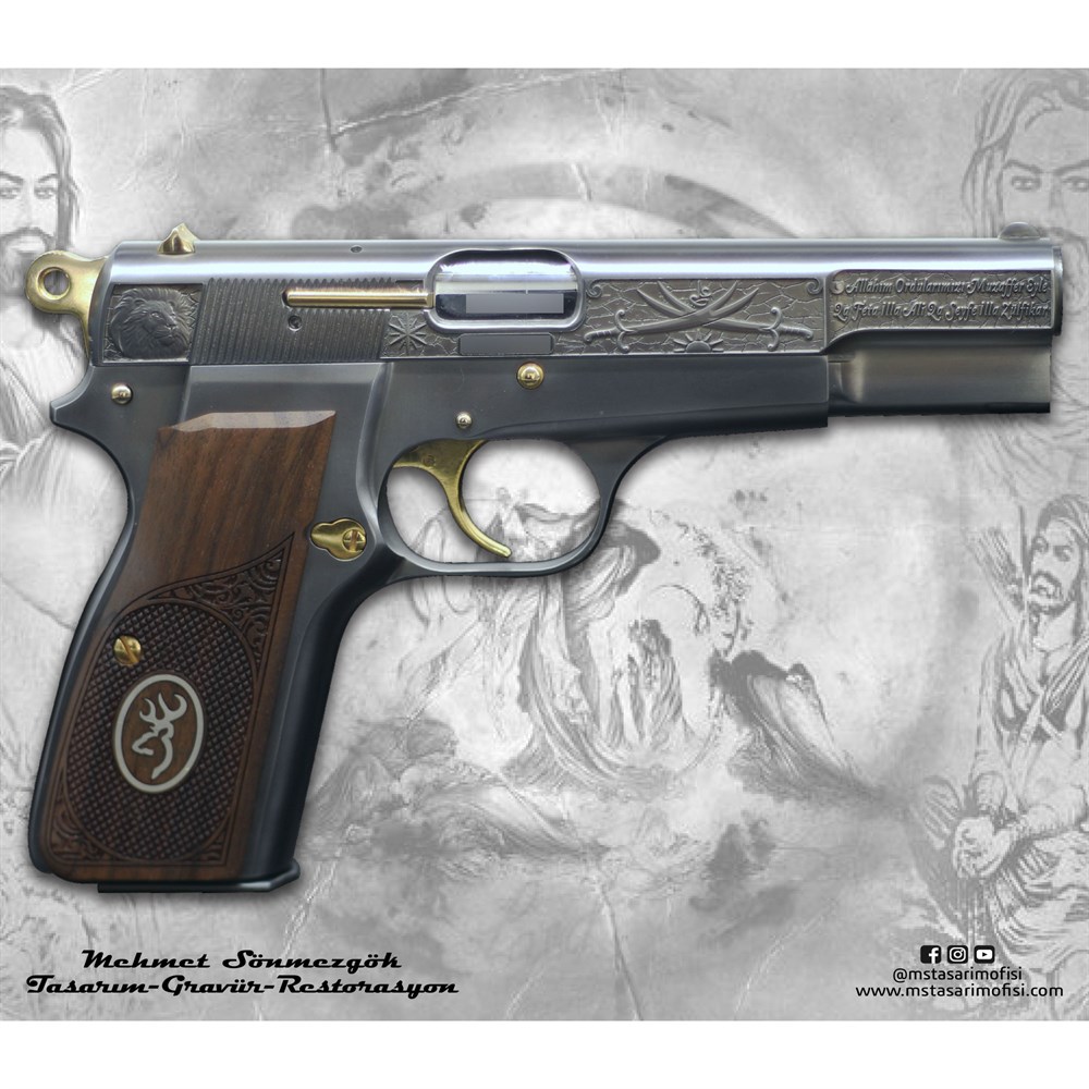 Browning HP Gravür // Zülfikar 3D Gravür