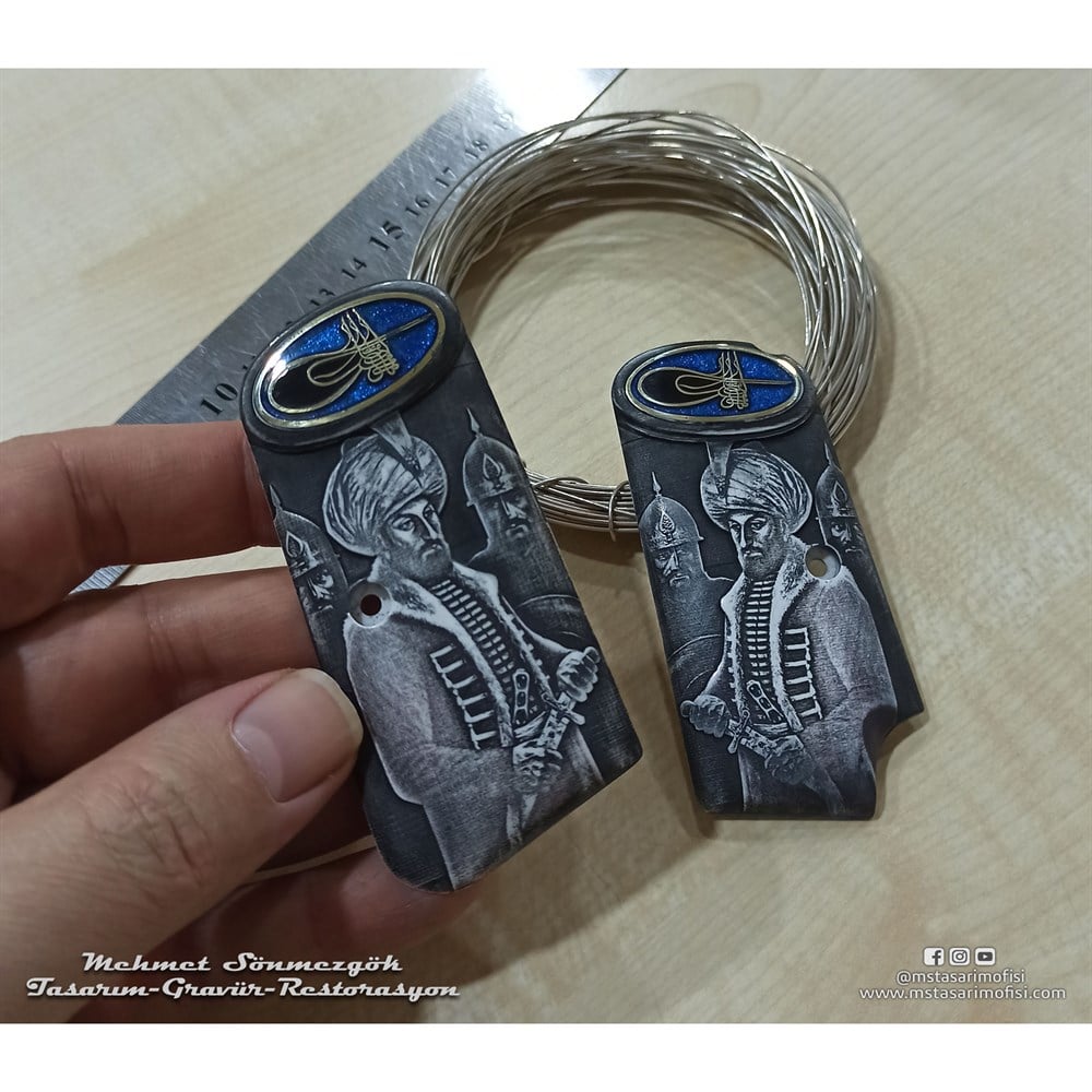 Browning Tuğralı Gravür // Fetih 1453 (2019 Versiyonu) Çekme Kertiksiz Özel Model