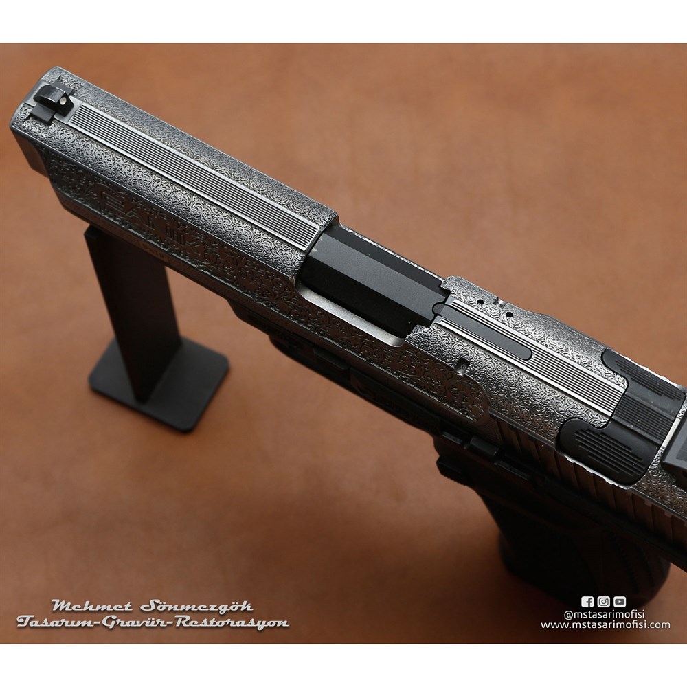 Canik TP9 Gravür // English Scroll