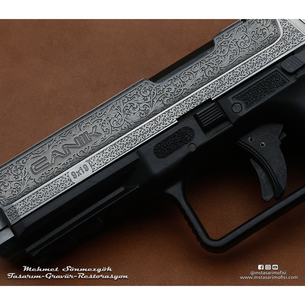 Canik TP9 Gravür // English Scroll