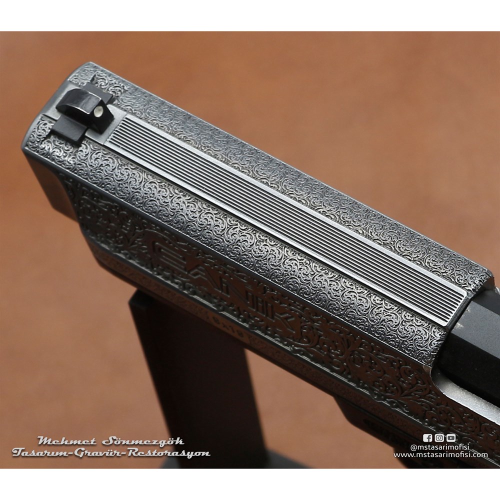 Canik TP9 Gravür // English Scroll