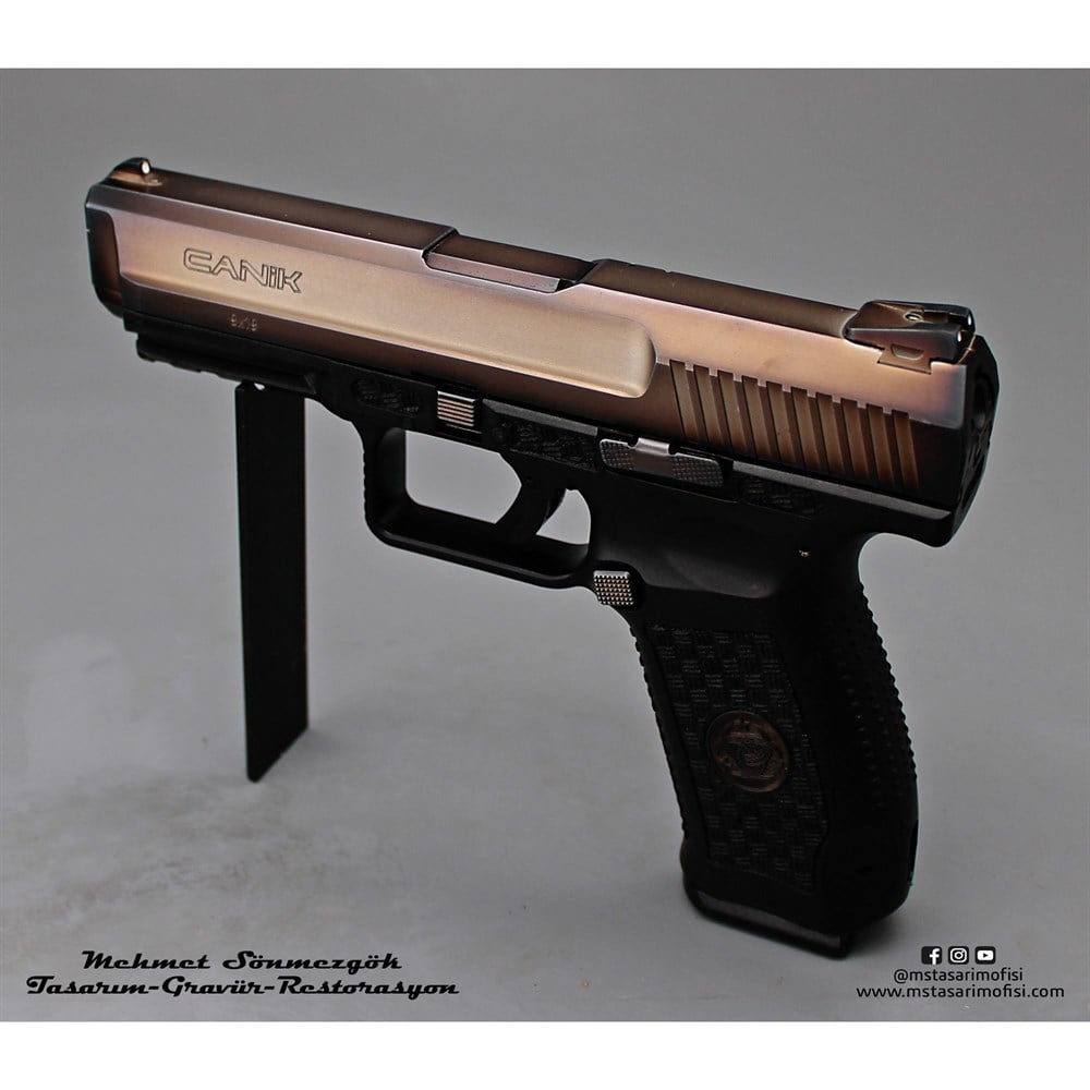 Canik TP9 Modifiye // Polimer gövde Desen,Teşkilat Logolu,İsimli