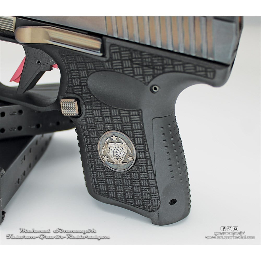 Canik TP9 Sub Elite Modifiye // Havalandırma Kanalları,Eskitme Füme Kaplama,Polimer Gövde Gravürü