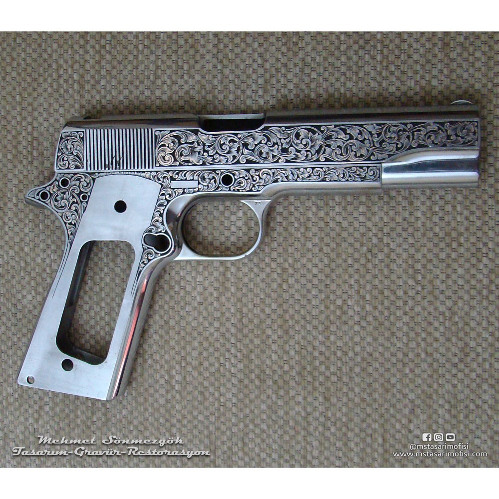Colt 1911 Gravür // Colt Logou Özel Tasarım Gravür