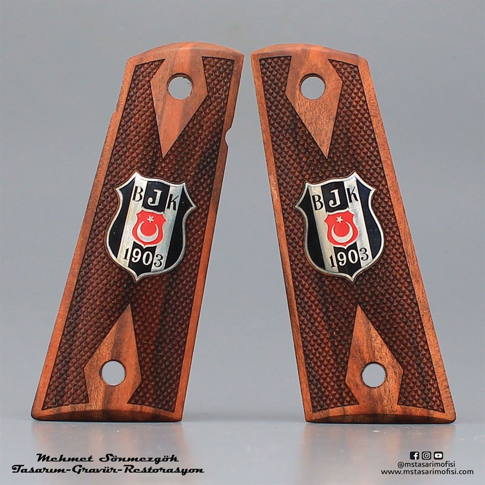 Colt 1911 Kabze // Beşiktaş,Mineli Logo
