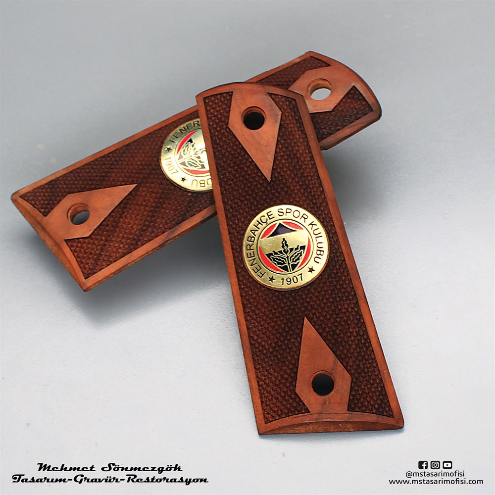 Colt 1911 Kabze // Fenerbahçe Logo,Mineli