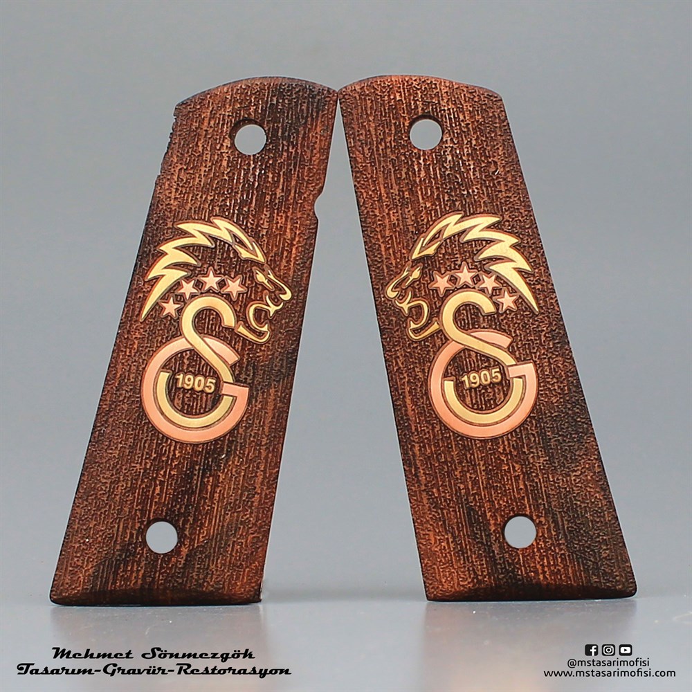 Colt 1911 Kabze // Galatasaray Logo,Mineli