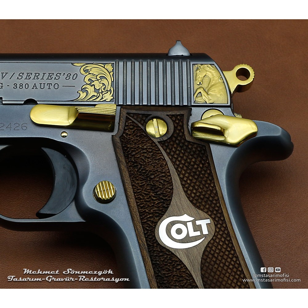 Colt Mustang Gravür // 3D At Figürlü Gravür