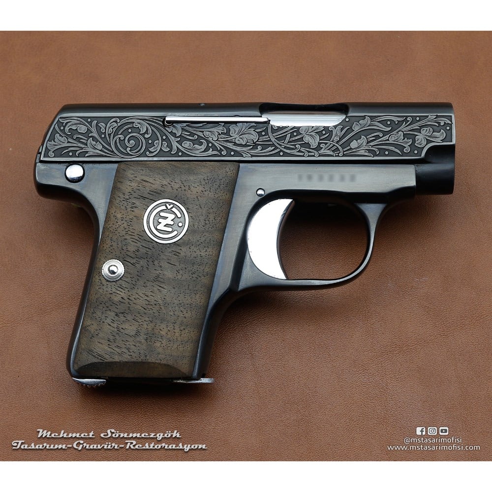 CZ 6,35 Gravür // Çekme Kertiksiz,Özel Gravür