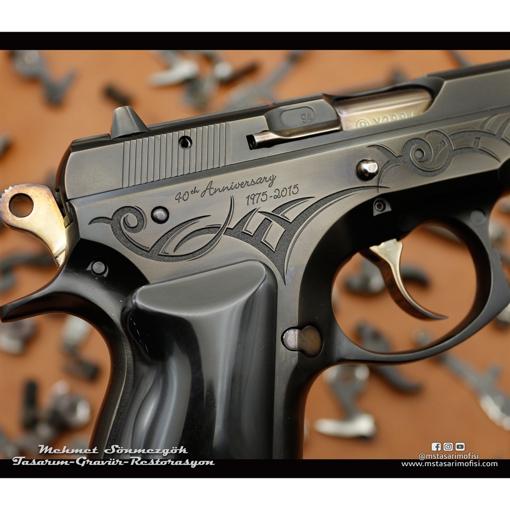 CZ 75 Gravür // 40.Yıl Gravür