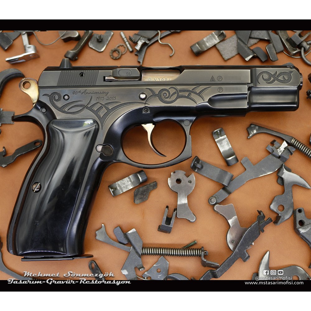 CZ 75 Gravür // 40.Yıl Gravür