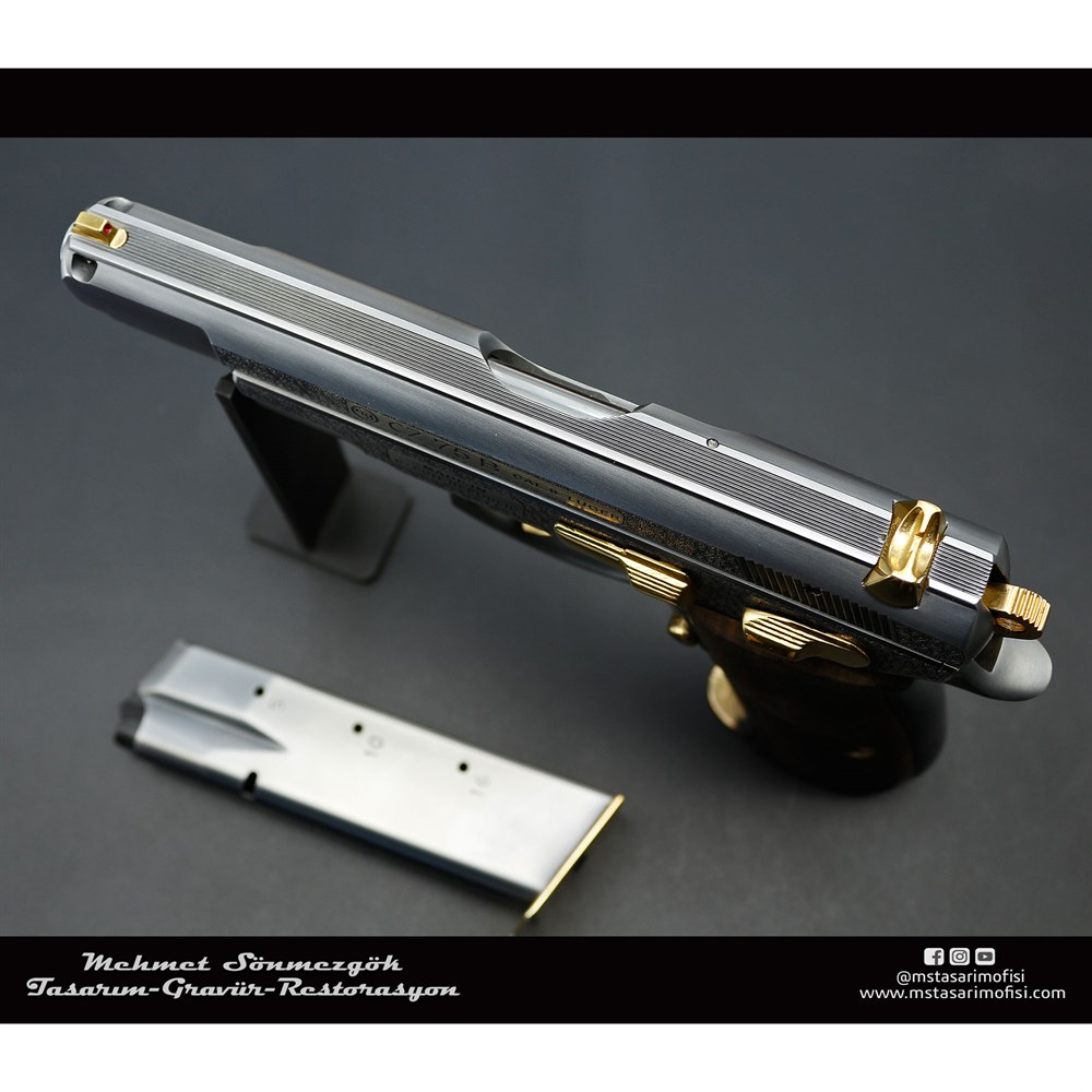 CZ 75 Gravür // English Scroll Gravür