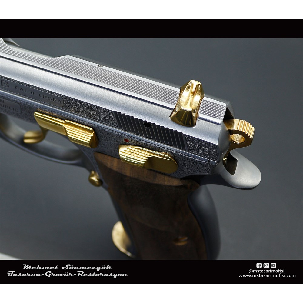 CZ 75 Gravür // English Scroll Gravür