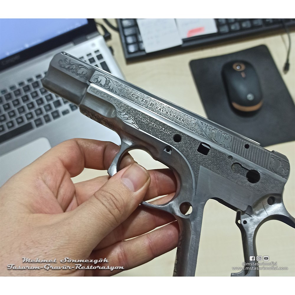 CZ 75 Gravür // English Scroll & Klasik Oyma Gravür