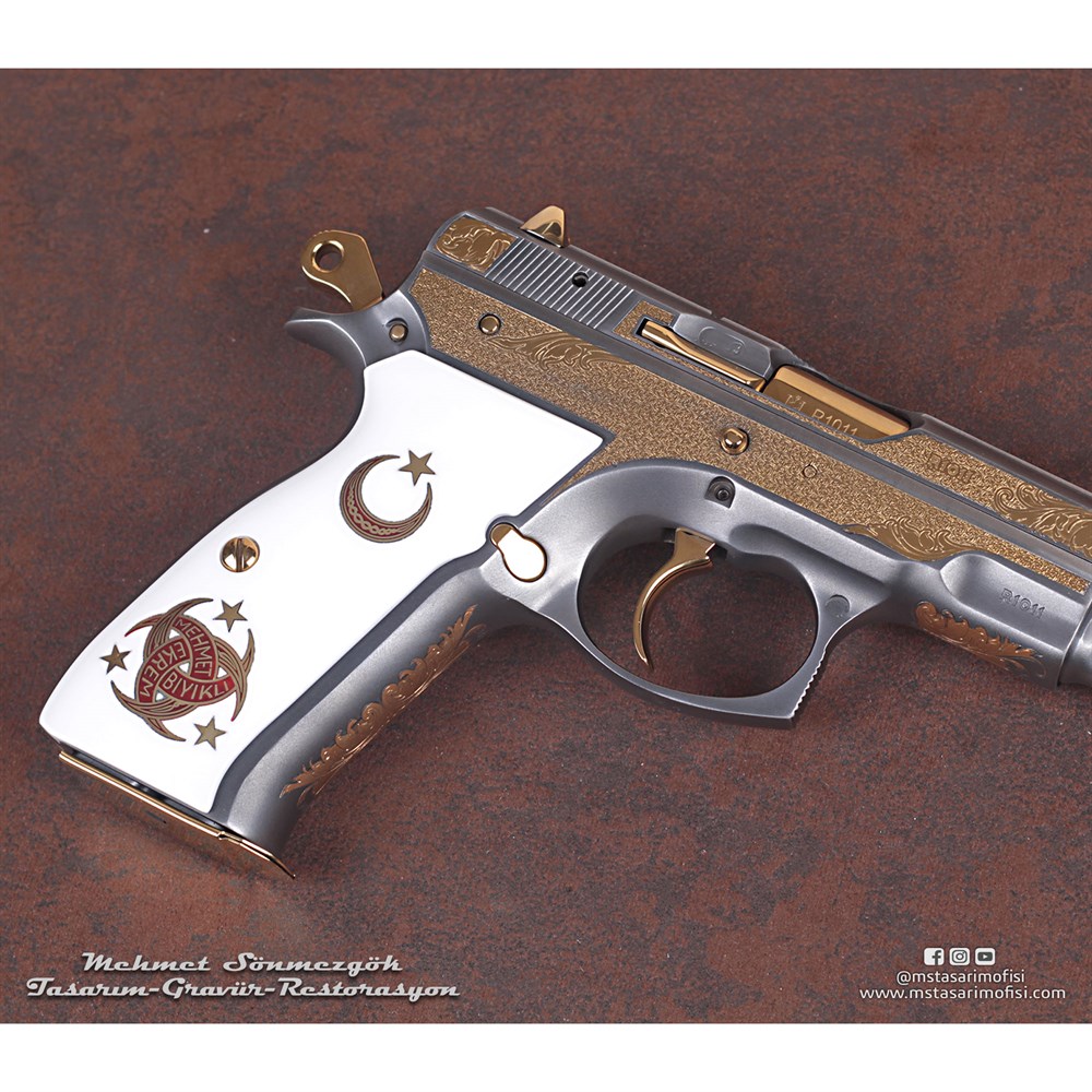 CZ 75 Gravür // English Scroll & Klasik Oyma Gravür