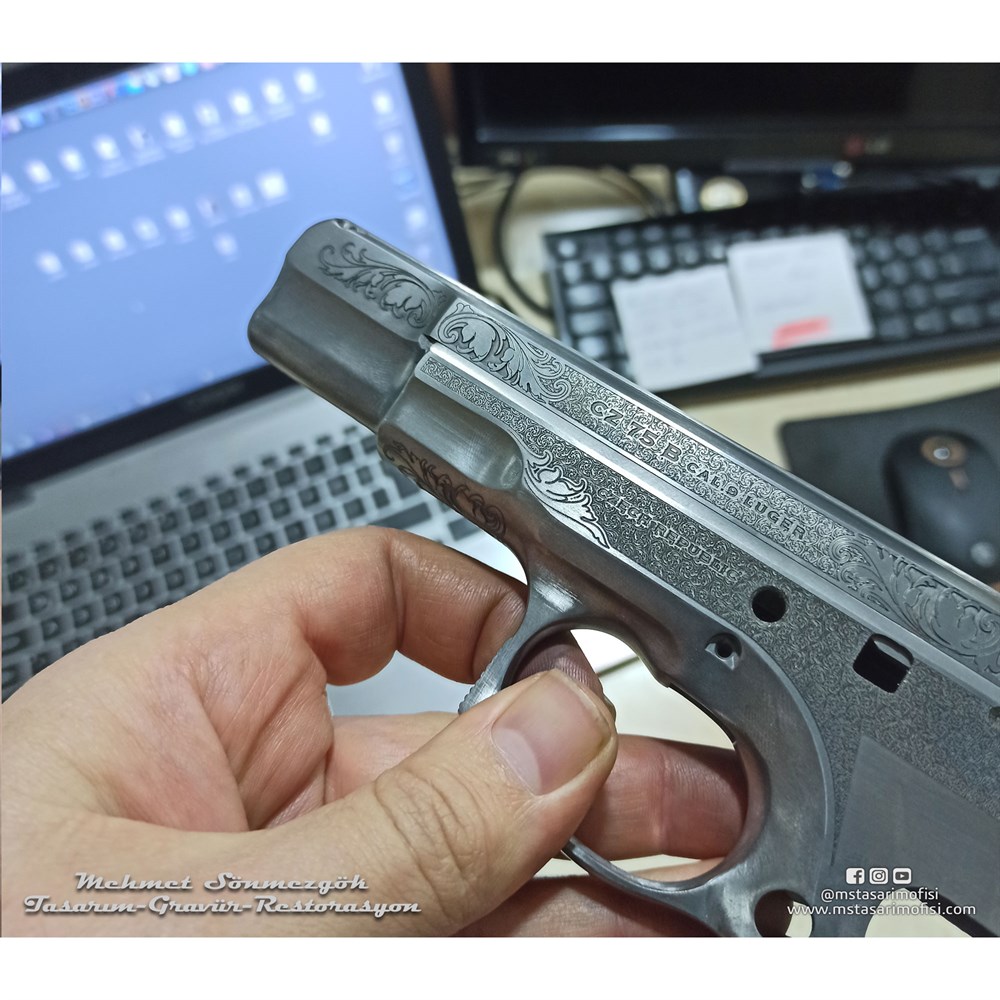 CZ 75 Gravür // English Scroll & Klasik Oyma Gravür