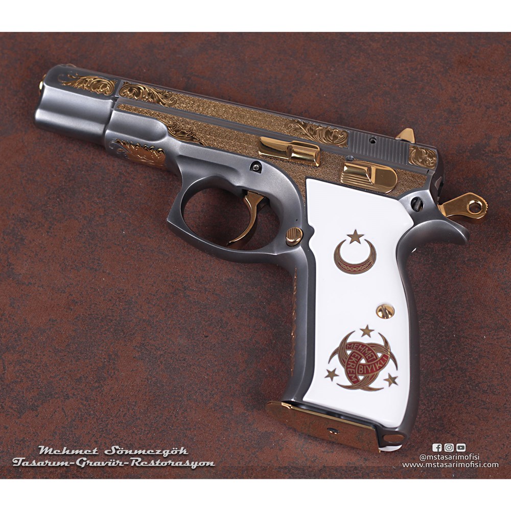 CZ 75 Gravür // English Scroll & Klasik Oyma Gravür
