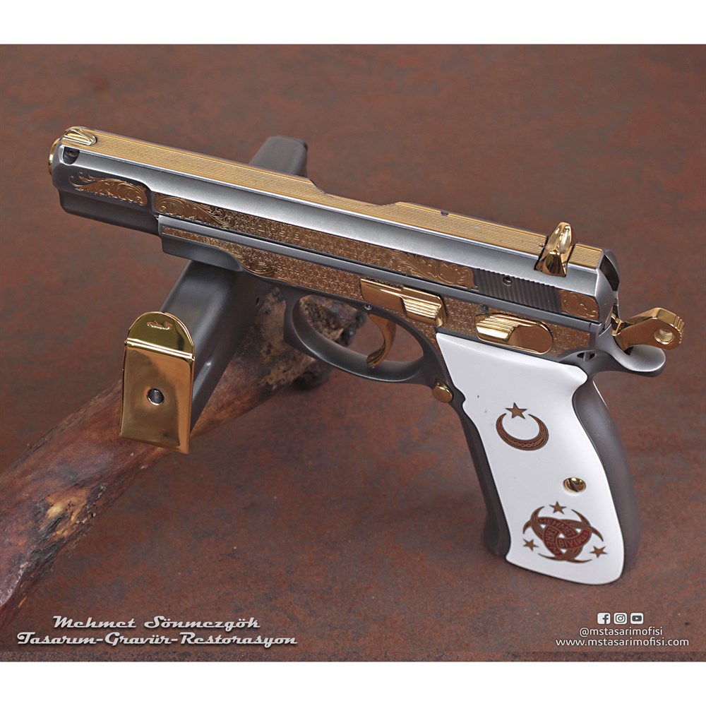 CZ 75 Gravür // English Scroll & Klasik Oyma Gravür