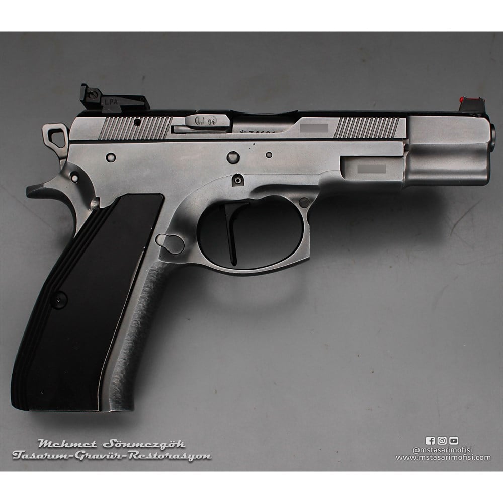 CZ 75 Modifiye // Shadow Modeli Modifiye,İnce Kertikli