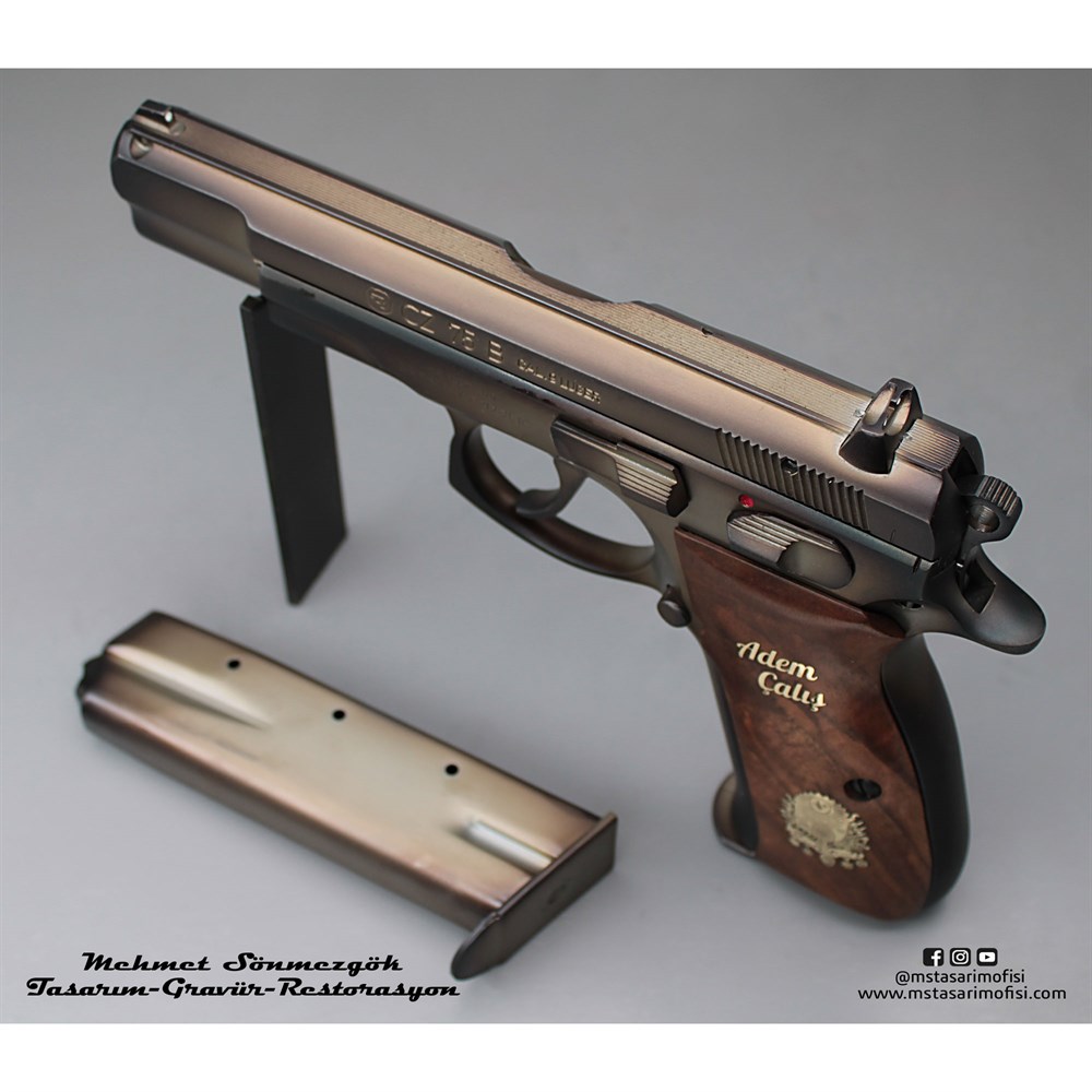 CZ 75B // Eskitme Füme Titanyum Kaplama