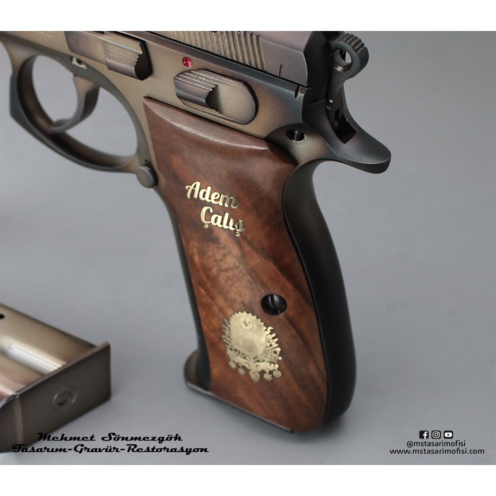 CZ 75B // Eskitme Füme Titanyum Kaplama