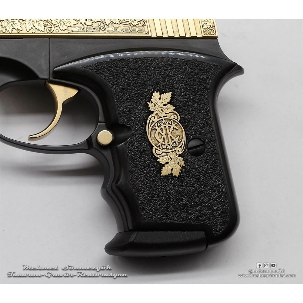 CZ 92 Gravür // Çınar Yapraklı Gravür,3D Arslan