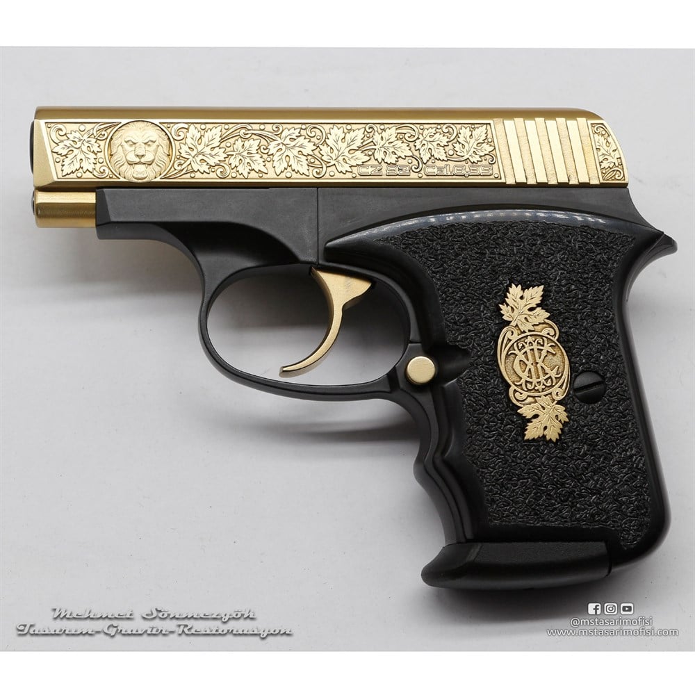 CZ 92 Gravür // Çınar Yapraklı Gravür,3D Arslan