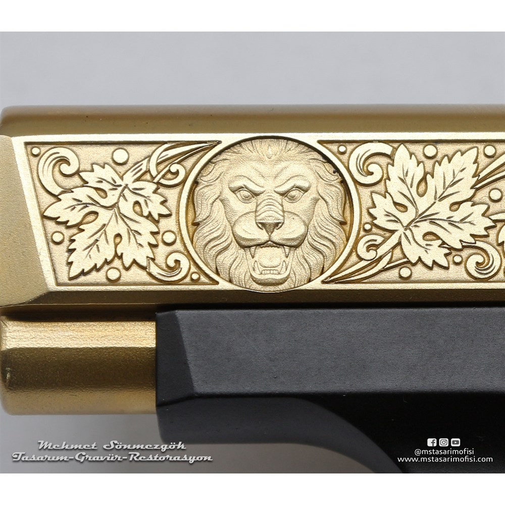 CZ 92 Gravür // Çınar Yapraklı Gravür,3D Arslan