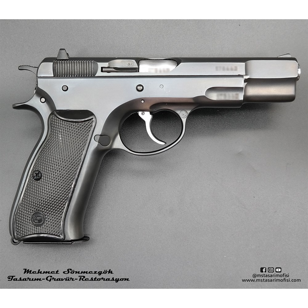 CZ75B Kaplama // Füme Titanyum,Açık Renk