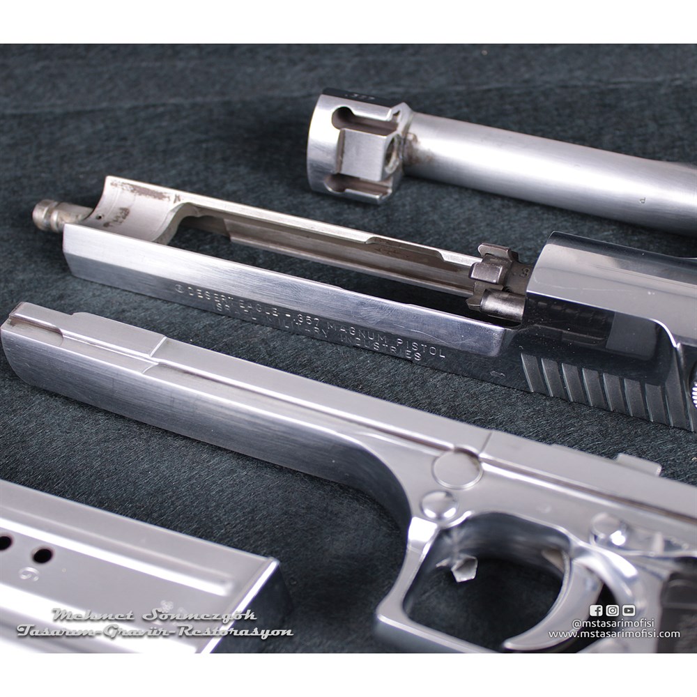 Desert Eagle Kaplama // Beyaz Krom