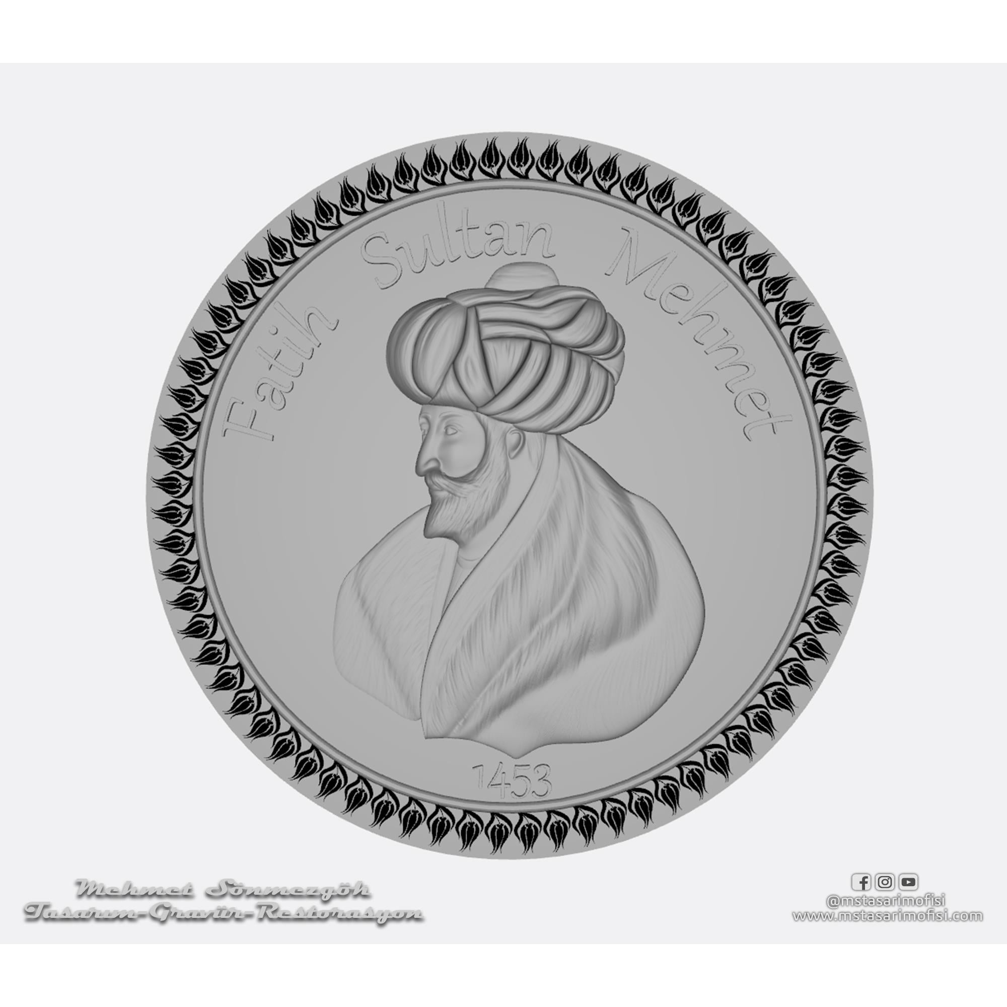 Fatih Sultan Mehmet_STL Model 1