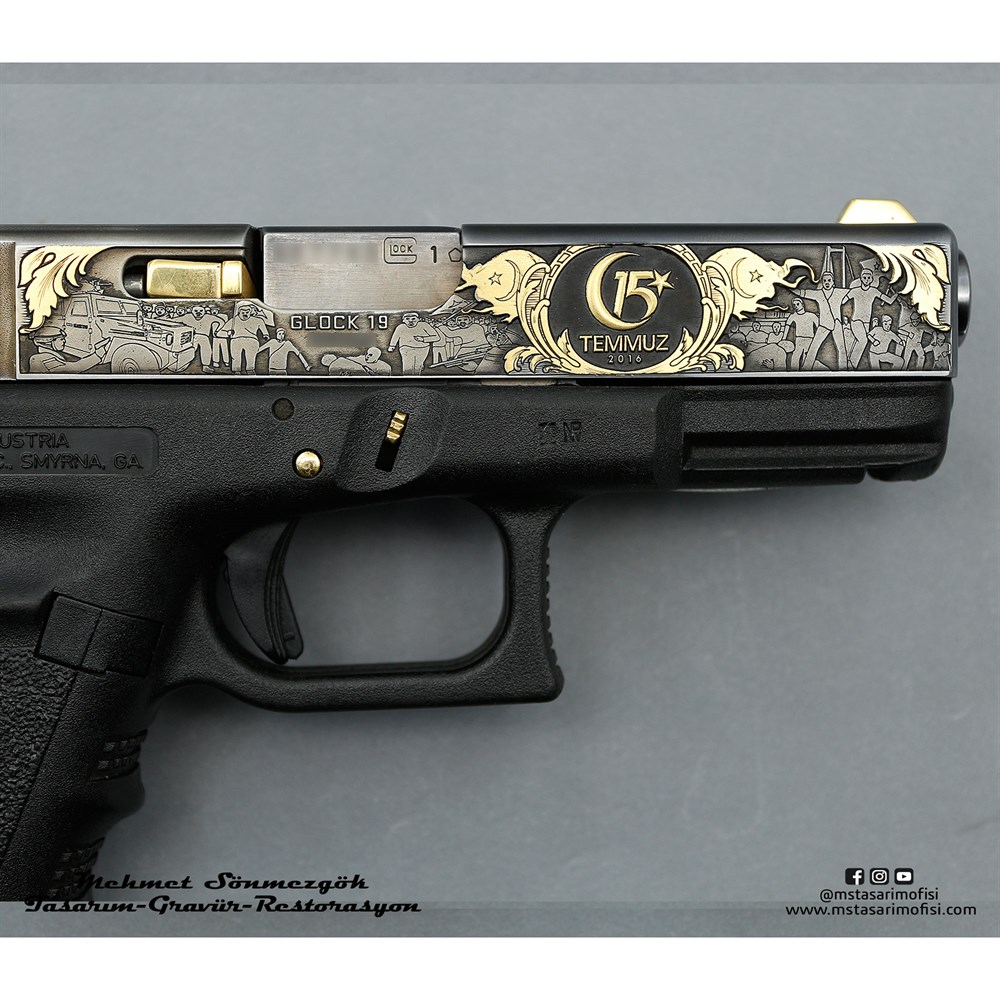 Glock 19 Gravür // 15 Temmuz