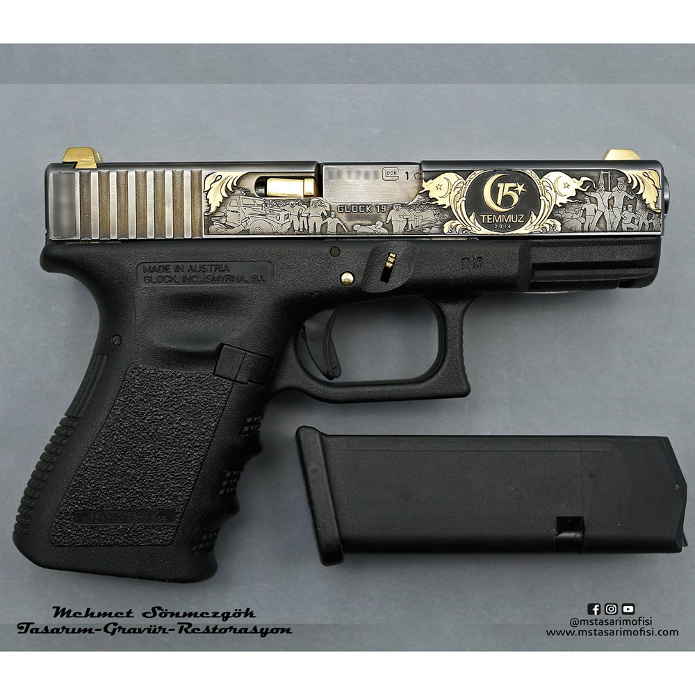 Glock 19 Gravür // 15 Temmuz